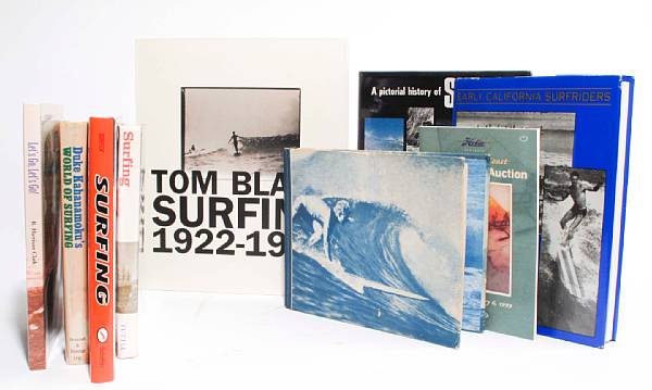 Appraisal: SURFING A group of works on surfing including Tom Blake