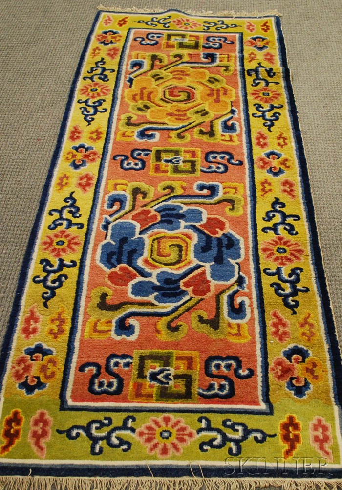 Appraisal: Tibetan Long Rug th century ft in x ft in