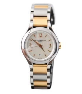 Appraisal: Ladies Baume Mercier Two Tone Watch Baume et Mercier Swiss