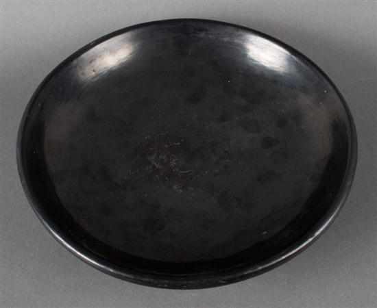 Appraisal: San Ildefonso blackware pottery bowl by Lupita Martinez b th