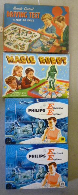 Appraisal: Two Philips Electronic Engineer Sets EE and A with instructions