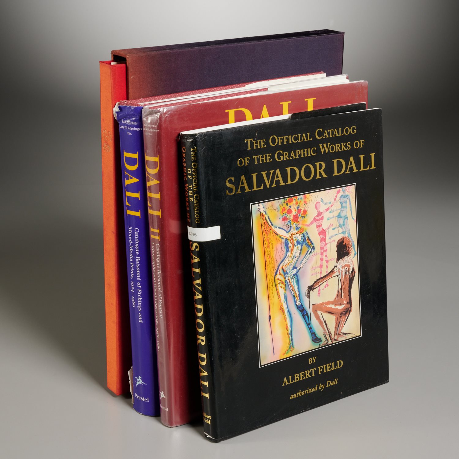 Appraisal: SALVADOR DALI CATALOGUES RAISONNE Includes Les Metamorphoses Erotiques choix de