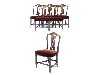 Appraisal: A SET OF SIX GEORGE III MAHOGANY DINING CHAIRS the