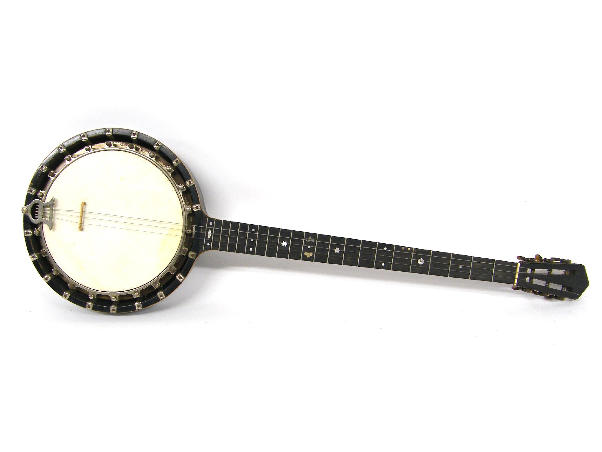 Appraisal: Barnes Mullins no five string banjo stamped E Barnes Mullins