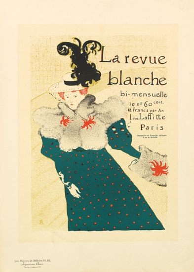 Appraisal: HENRI DE TOULOUSE-LAUTREC - LA REVUE BLANCHE Ma tres de