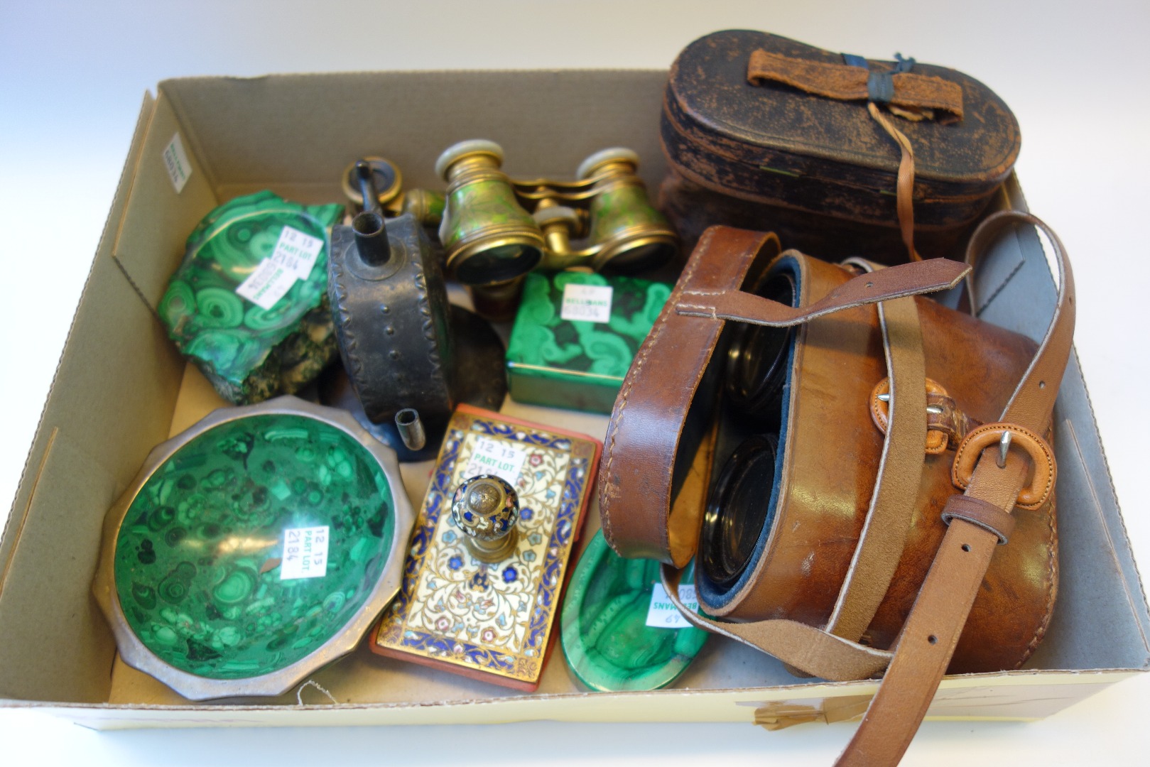 Appraisal: A quantity of collectables including three pairs of opera glasses