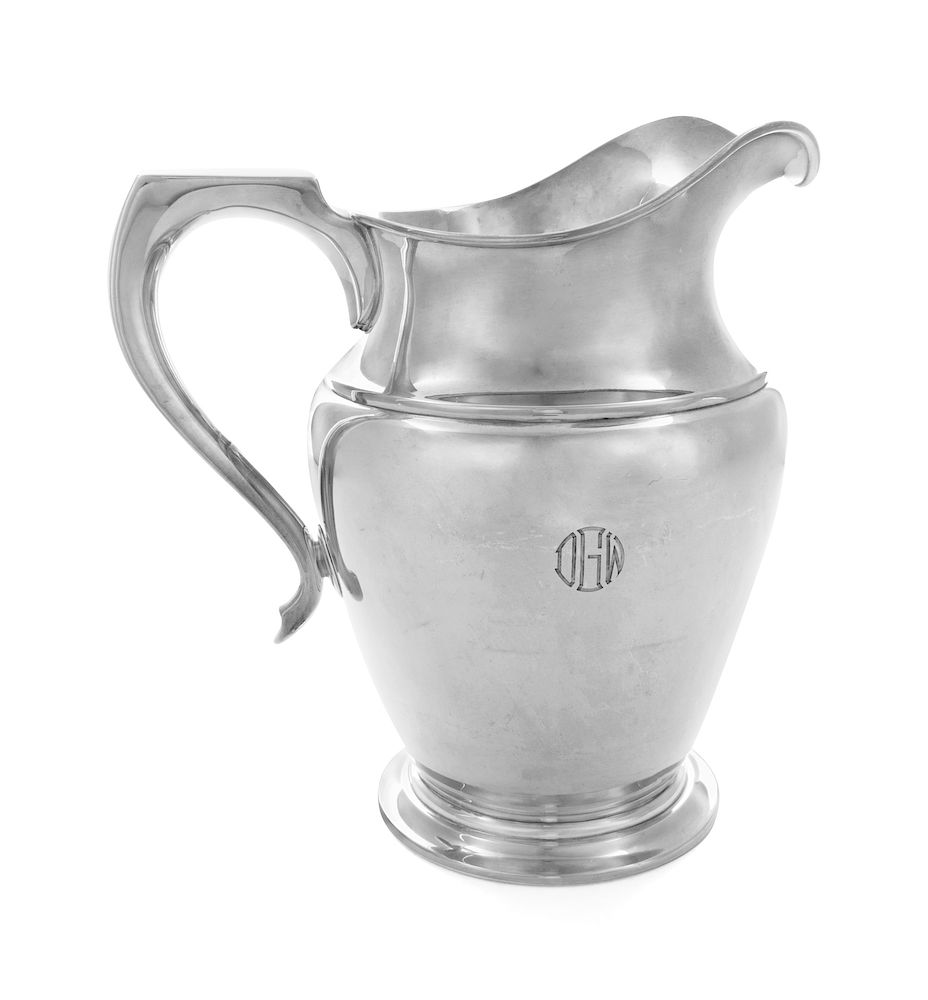 Appraisal: An American Silver Water Pitcher An American Silver Water Pitcher