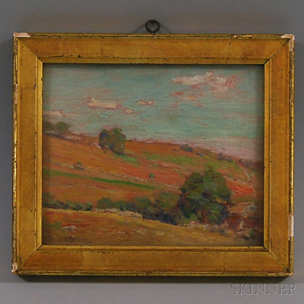 Appraisal: Frank Alfred Bicknell American - A Connecticut Pasture Signed Frank