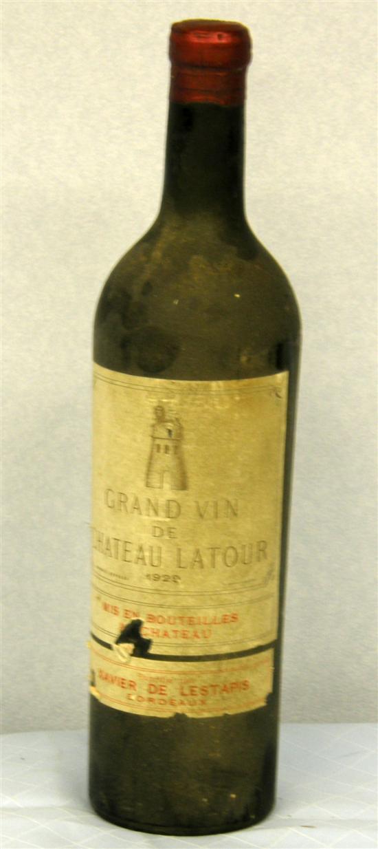 Appraisal: Chateau Latour Pauillac bottle