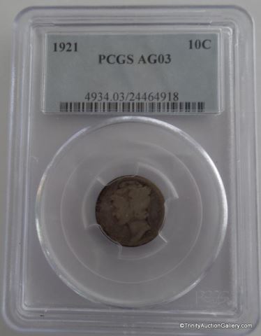 Appraisal: Mercury AG Dime Coin - Key DateGraded certified and slabbed