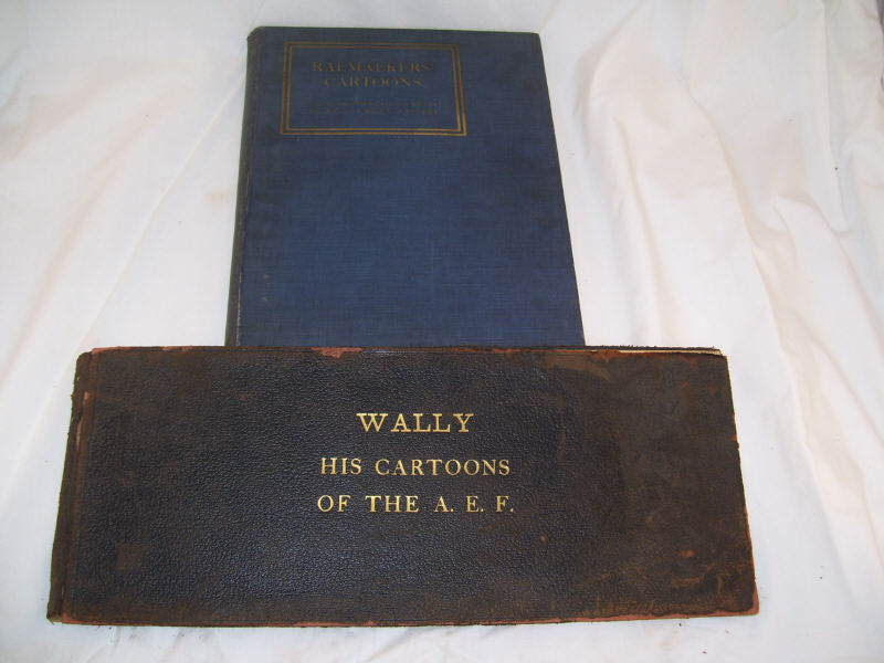 Appraisal: - Cartoon Book Lot Includes Raemaeker's Cartoons Doubleday-Page Co Wally