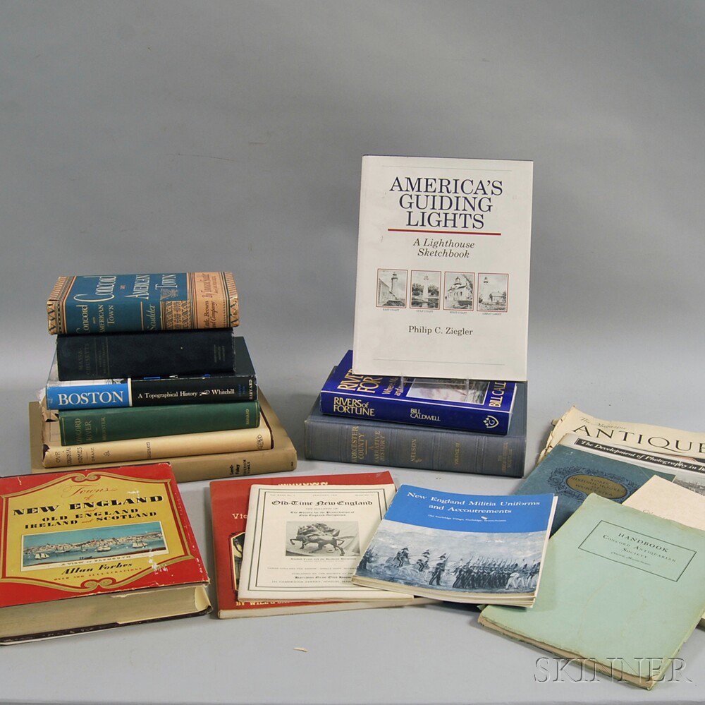 Appraisal: Approximately Seventy Books on the History of New England books