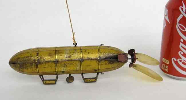 Appraisal: C Lehmann Zeppelin toy '' Length