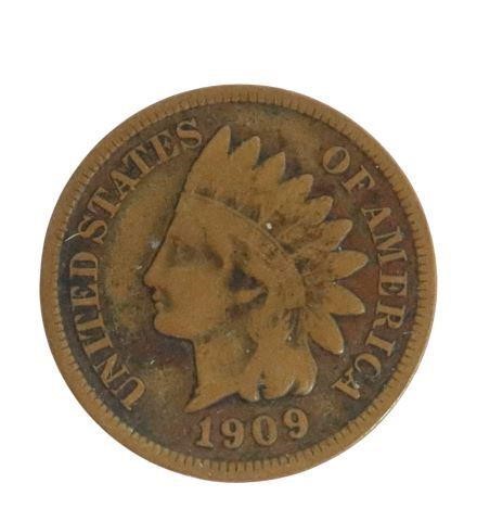 Appraisal: U S S Indian Head penny four Liberty letters visible