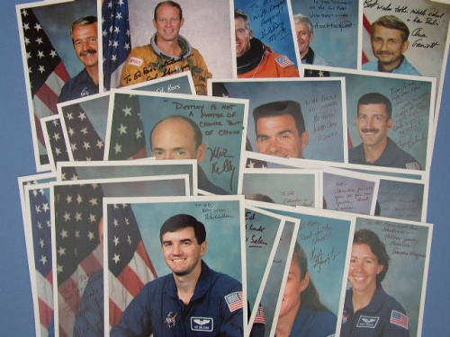 Appraisal: Shuttle Astronaut Portraits A group of official NASA color lithograph