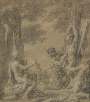 Appraisal: A French Neoclassic Drawing in the Manner of Francois Verdier