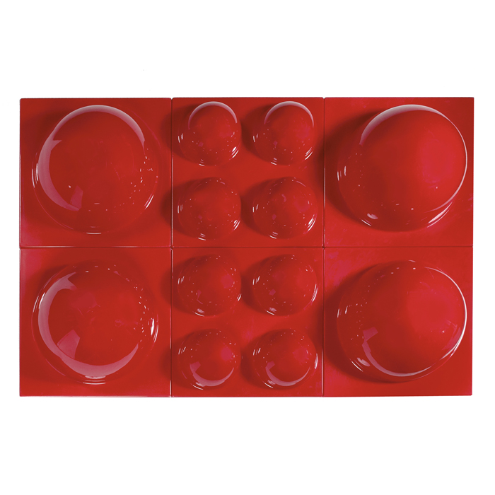 Appraisal: Verner Panton wall elements set of six by J Luber