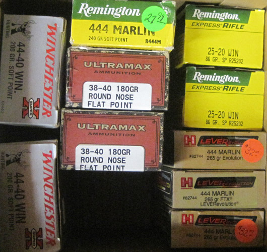 Appraisal: TEN BOXES OF COWBOY CALIBER AMMUNITION including ct Winchester -