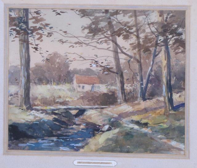 Appraisal: Ernest Cramer American x Watercolor signed lower right mat staining