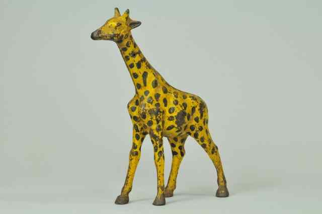 Appraisal: GIRAFFE DOORSTOP Hubley one of Hubley's highly sought after pieces