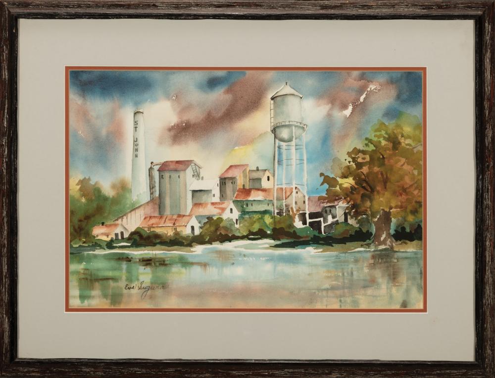 Appraisal: Eve Gonsoulin Segura American Louisiana - St John Refinery at