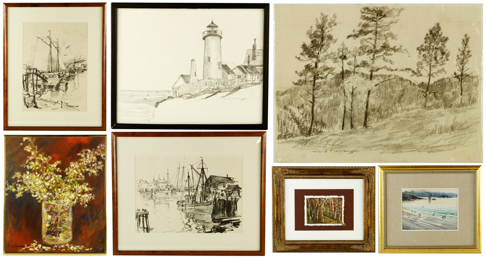 Appraisal: - Lot of Rockport Artist Works Lot of prints drawings