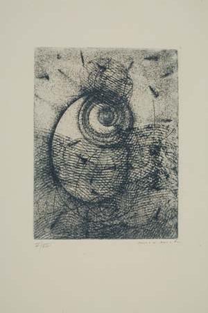 Appraisal: MAX ERNST Hommage Rimbaud Etching and aquatint on Japan paper