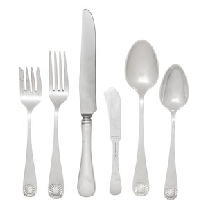 Appraisal: An American Silver Flatware Service Old Newbury Crafters Amesbury Massachusetts