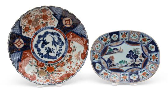 Appraisal: Sale Lot A Japanese Imari Pattern Charger th th century