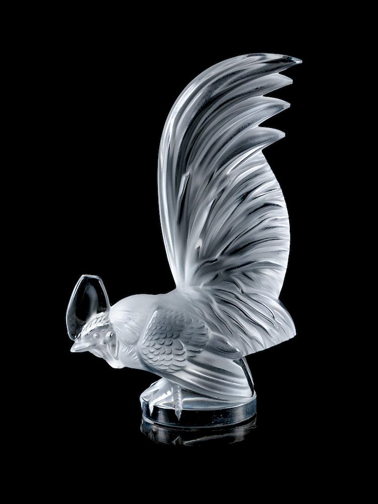 Appraisal: A Lalique Frosted Glass Figure TH CENTURY