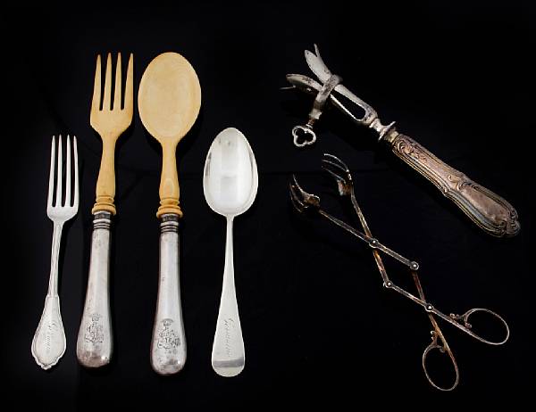 Appraisal: An assorted silver flatware group Comprising assembled sterling flatware various