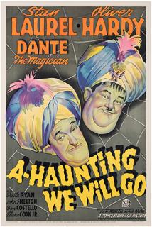 Appraisal: A-Haunting We Will Go th Century Fox Tooker Litho New