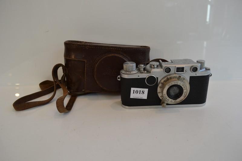 Appraisal: LEICA IIC IN ORIGINAL LEATHER CASE Nr