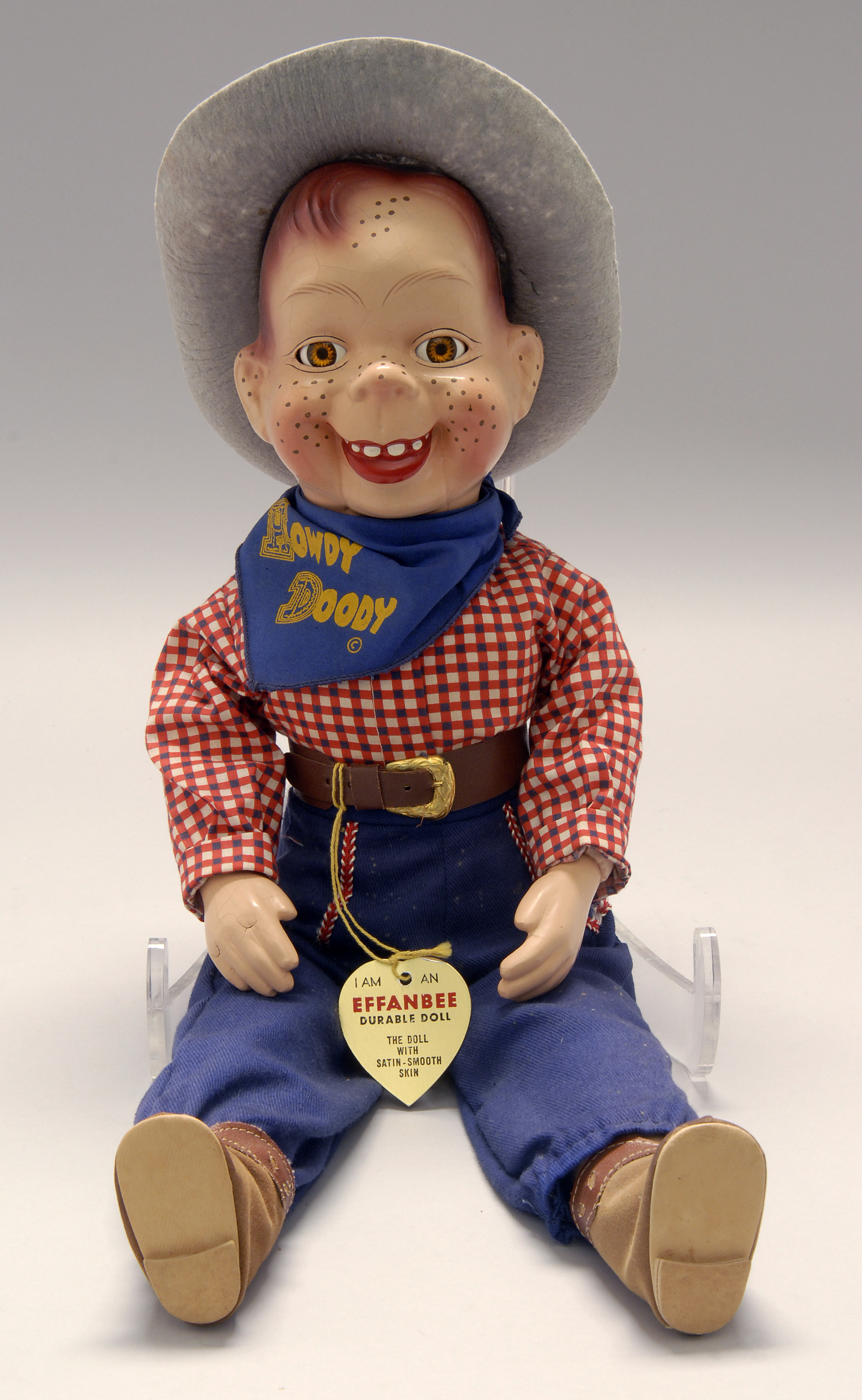 Appraisal: EFFANBEE HARD PLASTIC HOWDY DOODY DOLL In original box with