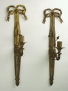 Appraisal: SCONCES - Early th C pair of classical form fire