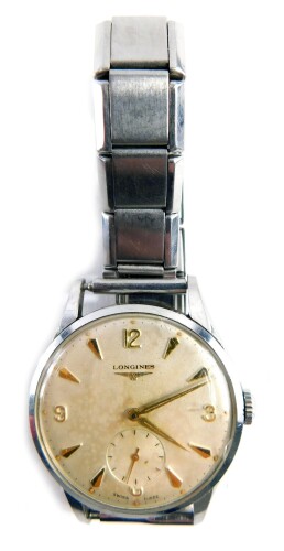 Appraisal: A Longines gentleman's automatic gentleman's wristwatch the cm diameter dial