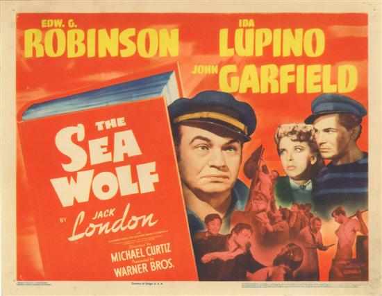 Appraisal: The Sea Wolf Warner Bros set of lobby cards pinholes