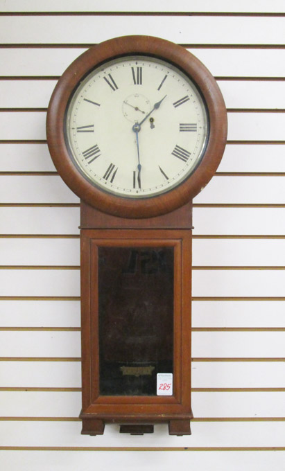 Appraisal: SETH THOMAS ONE-WEIGHT 'REGULATOR NO ' WALL CLOCK Seth Thomas