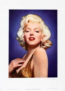 Appraisal: MICHAEL DEAS LITHOGRAPH MARILYN MONROE MICHAEL DEAS LITHOGRAPH MARILYN MONROE