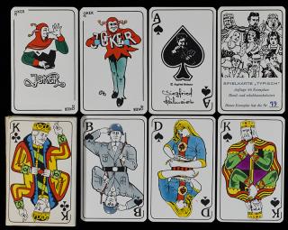 Appraisal: Siegfried Heilmeier Spielkarte Typisch Playing Cards Munich ca J Title