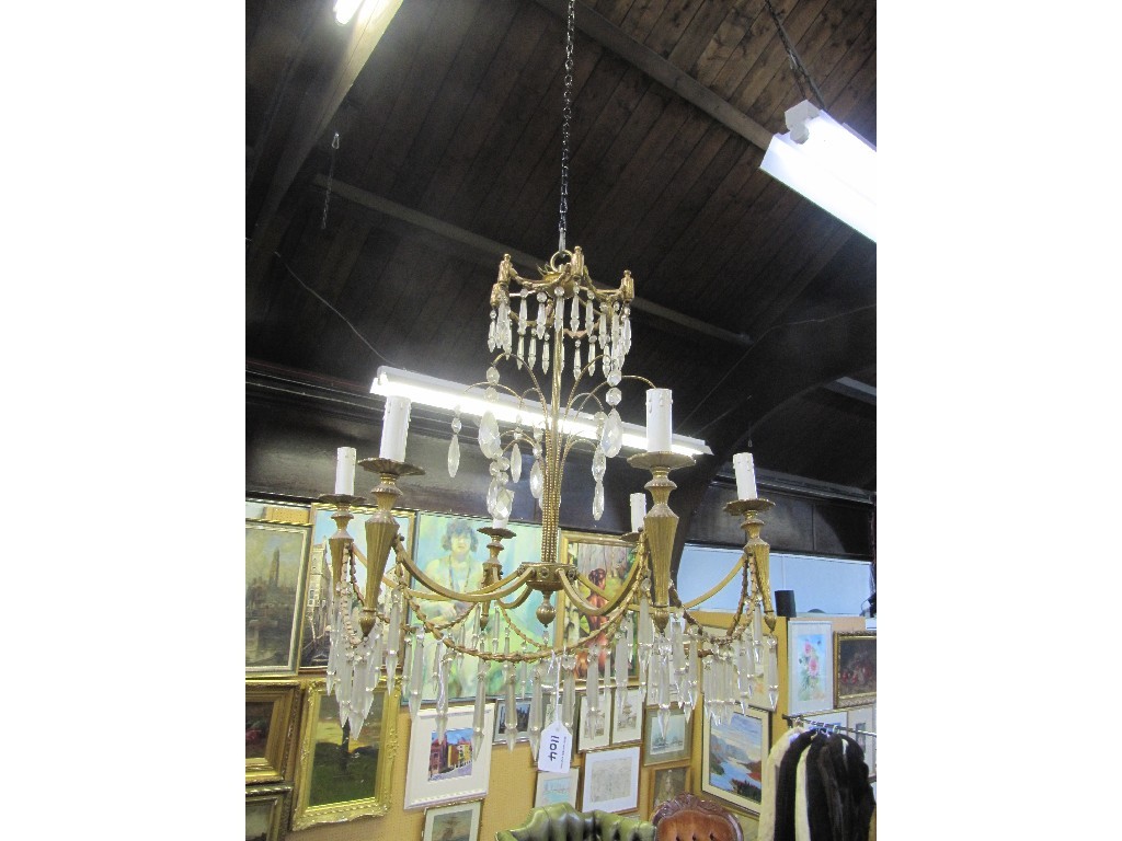 Appraisal: Victorian chandelier