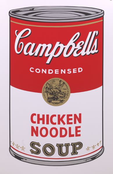 Appraisal: ANDY WARHOL FOR SUNDAY B MORNING AMERICAN - x Campbell's