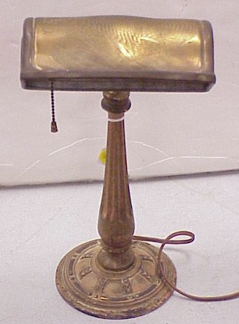 Appraisal: Aladdin desk lamp early th C finish as found