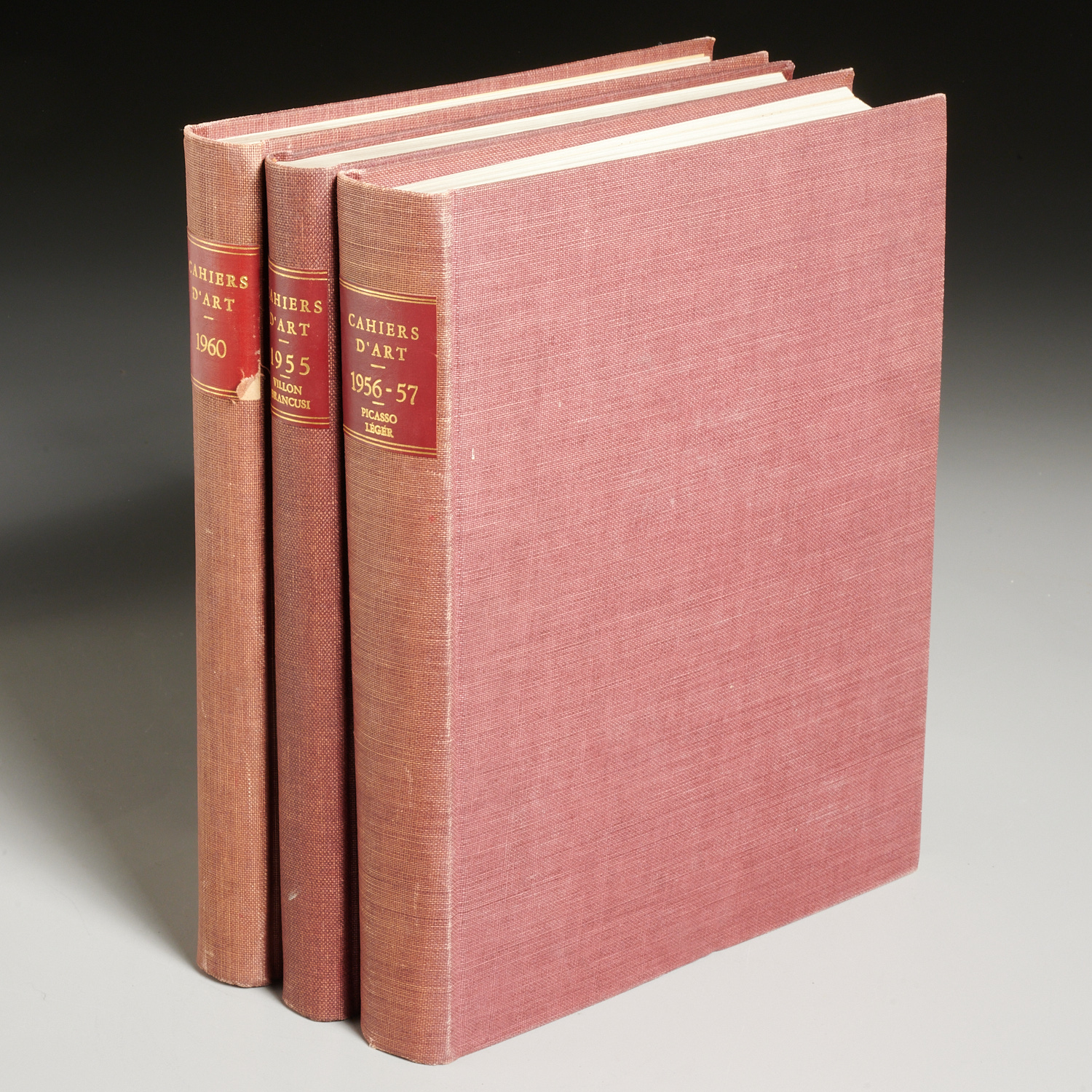 Appraisal: VILLON LEGER IN CAHIER'S D'ART - bound volumes th Year