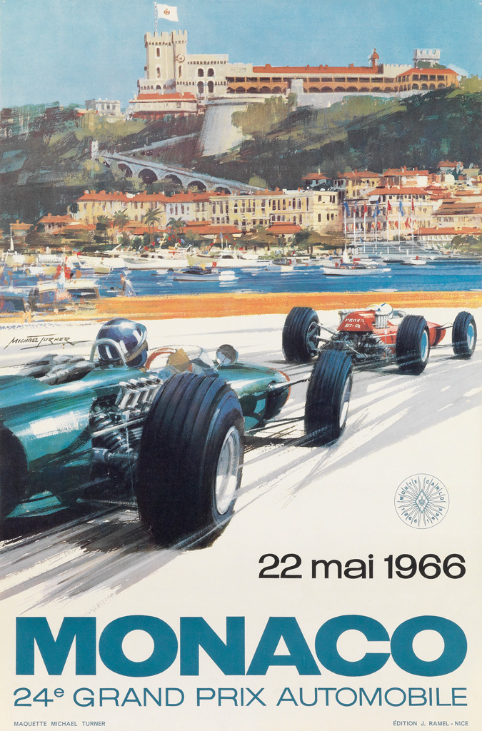 Appraisal: MICHAEL TURNER - MONACO - e GRAND PRIX AUTOMOBILE x