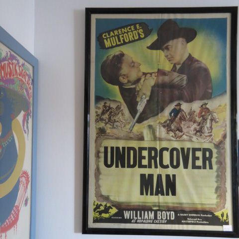 Appraisal: Hopalong Cassidy Movie Poster Undercover Man original approx x