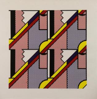 Appraisal: LICHTENSTEIN Roy Modern Print Lithograph and Screenprint in Colors Pencil