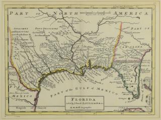 Appraisal: th c Florida Map FLORIDA CALLED BY YE FRENCH LOUISIANA