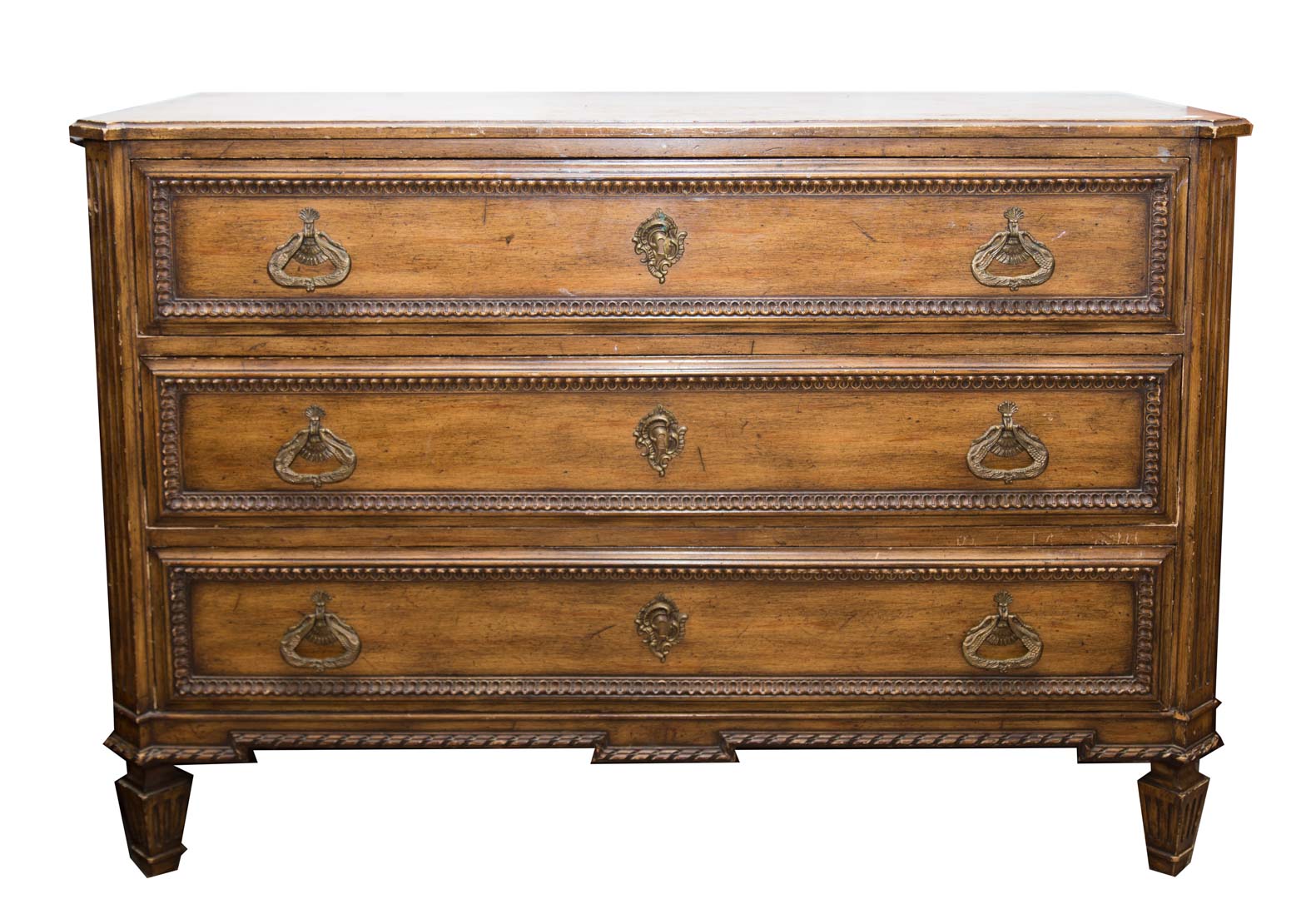 Appraisal: Three-drawer chest Undernumber