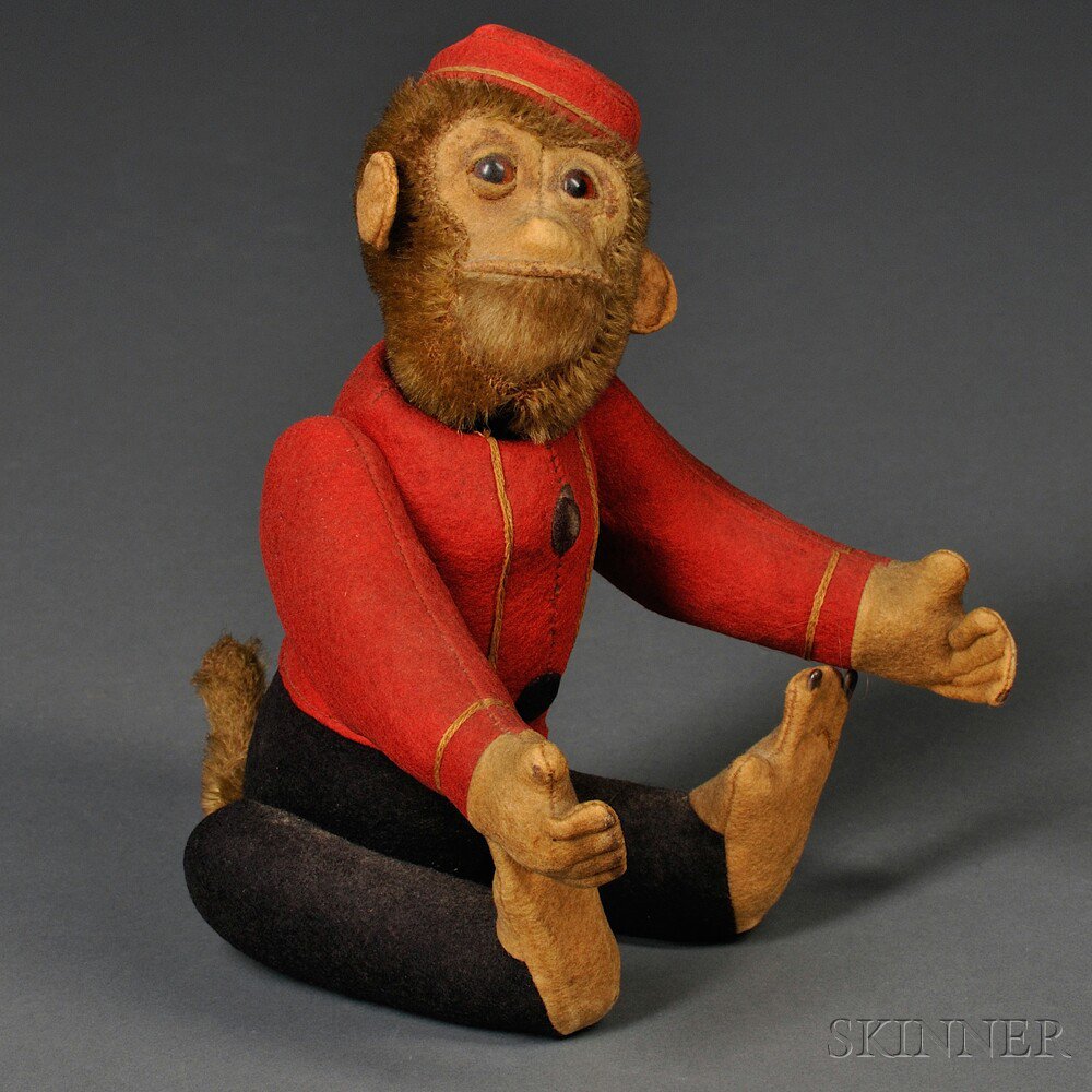 Appraisal: Vintage Schuco Yes No Bellhop Monkey the articulated monkey with